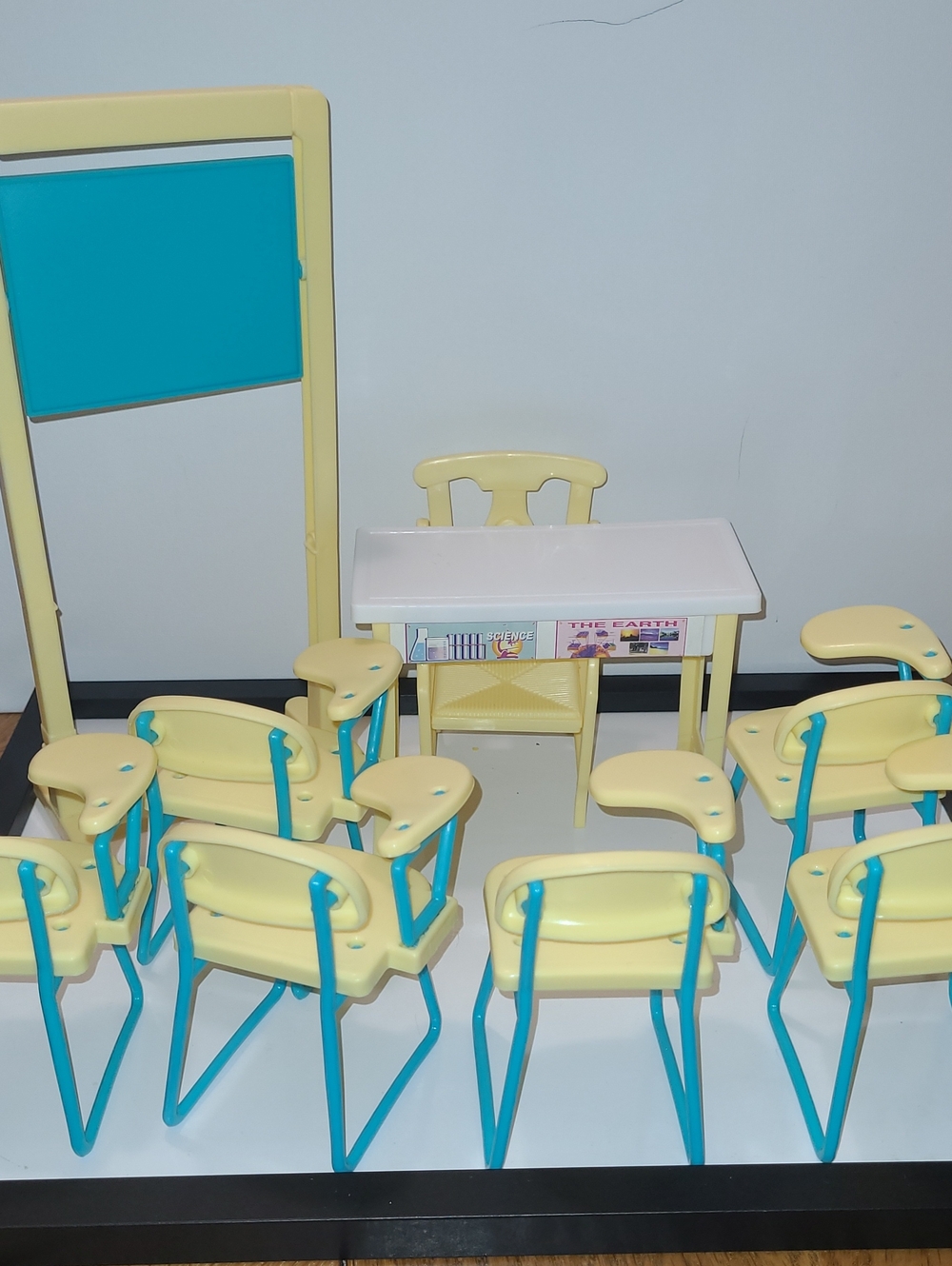 Gloria School  Classrom Doll Furniture Play Set 9816 For Barbie Size  ,11,5"